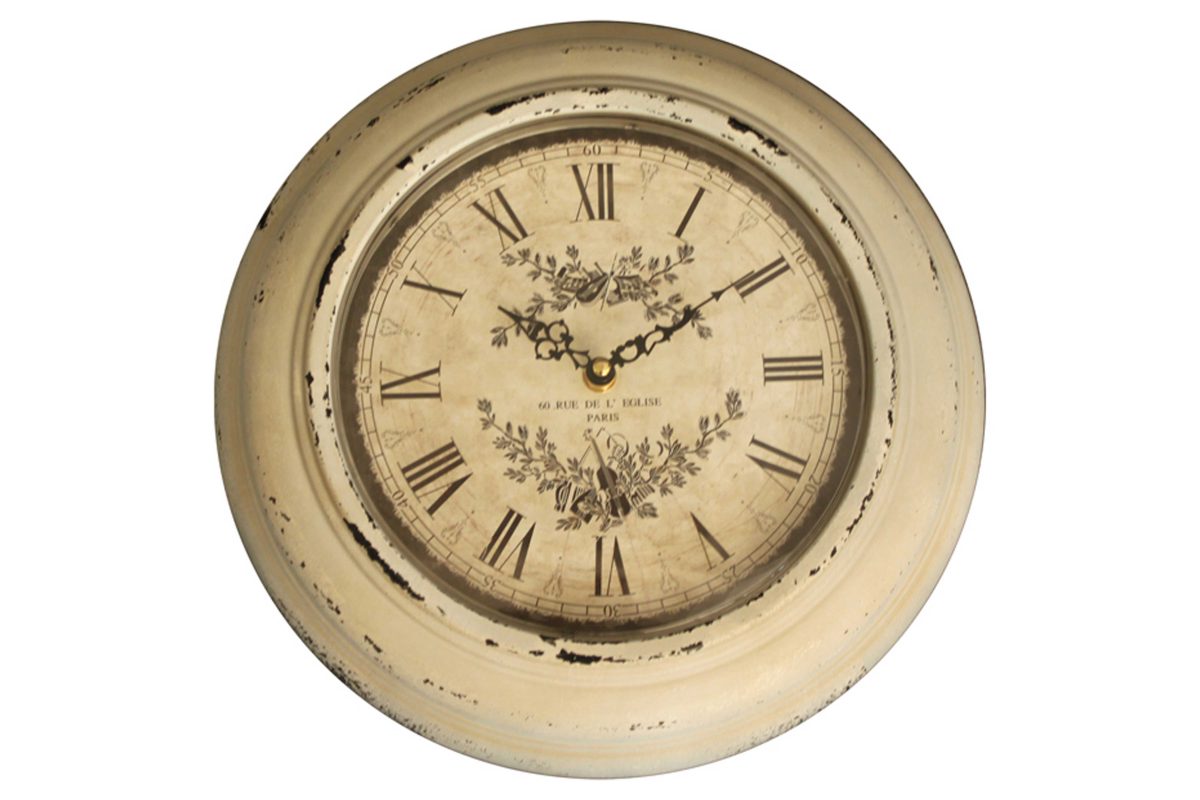 Iron clock music 32 cm Isabelle Rose