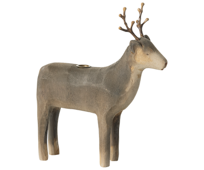 Handmade deer candle holder