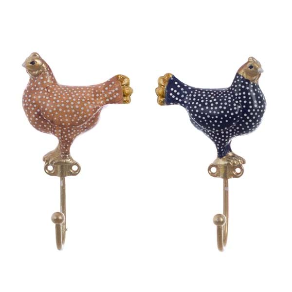 Hens hooks set of 2