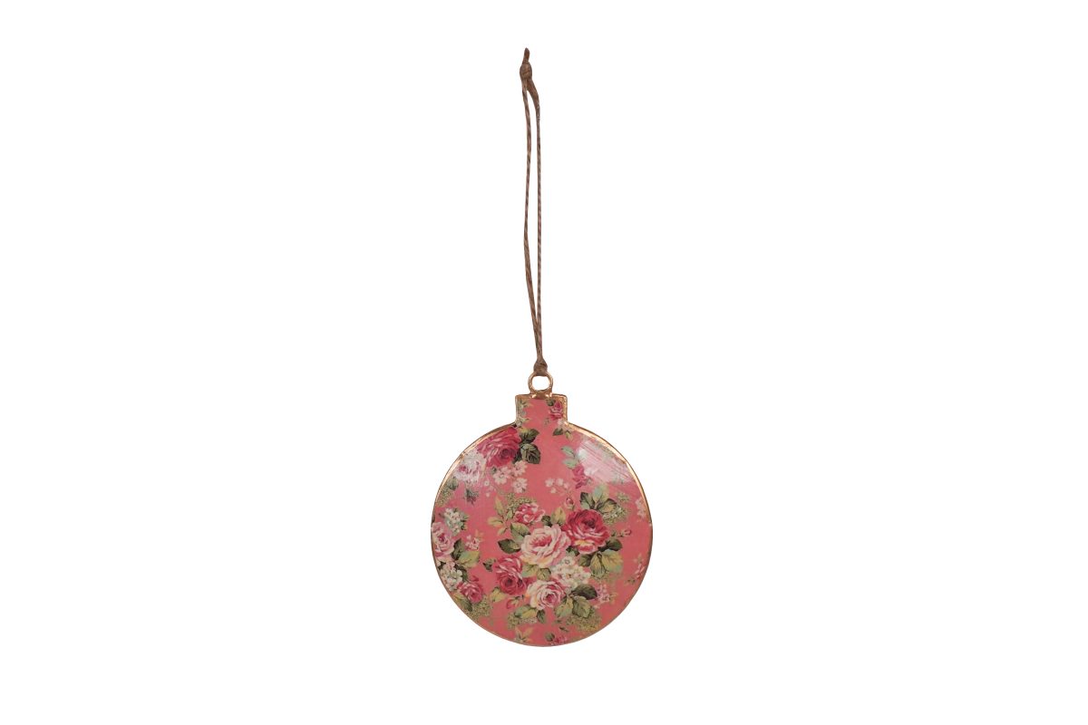 Hanging metal bauble Roses Isabelle Rose
