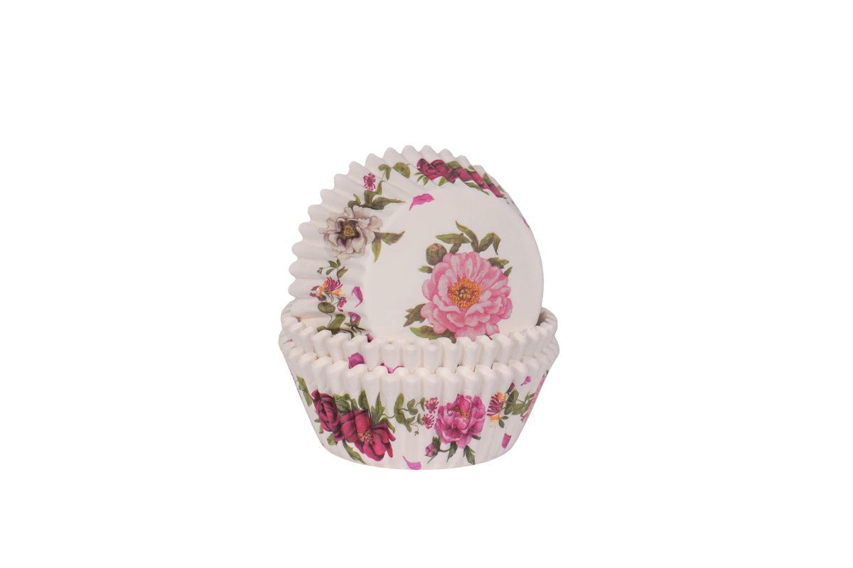 Peony cupcake cups