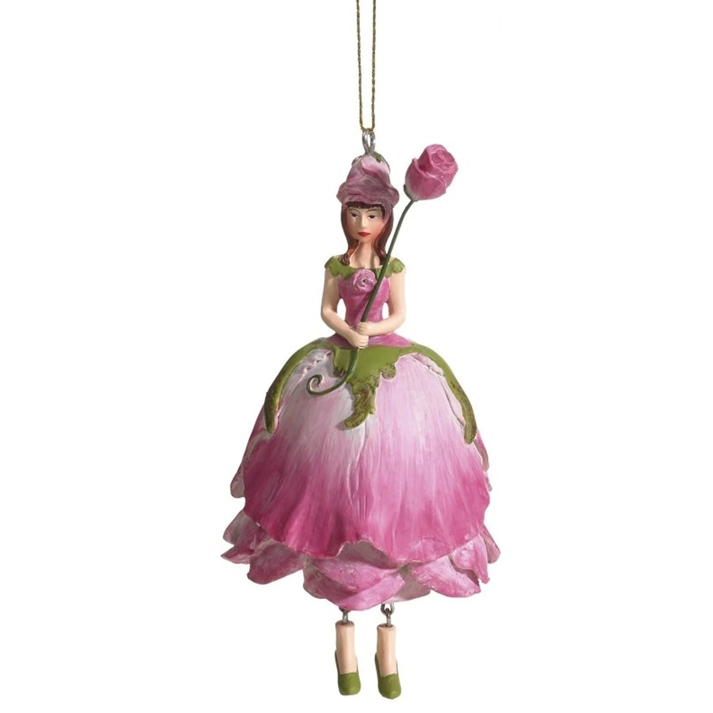 Hibiscus pink rose girl hanging