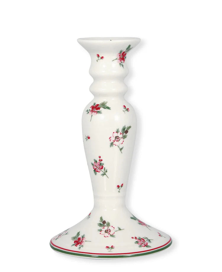 Holly berries candleholder