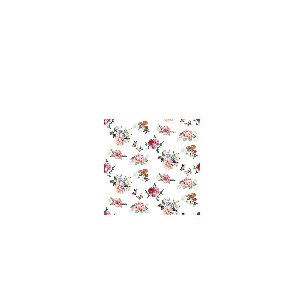 Charlotte Vintage Flowers Garden Napkins