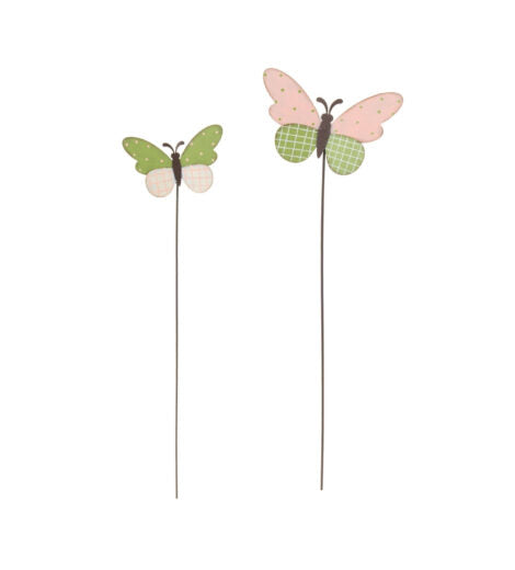 S/2 Metal Butterfly