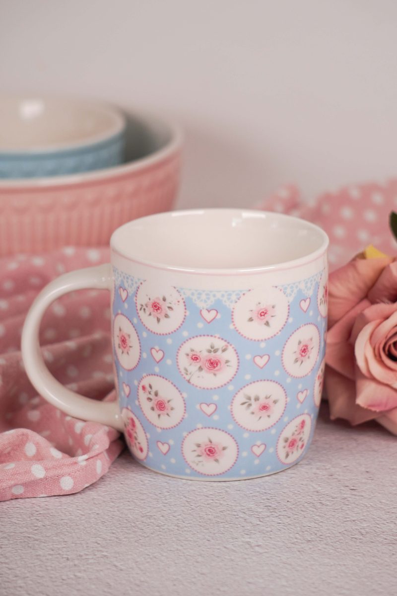 English Rose in Blue