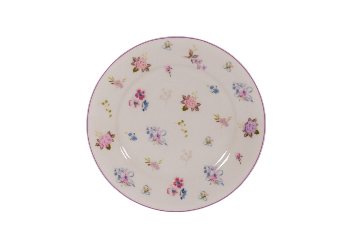Flora dessert plate