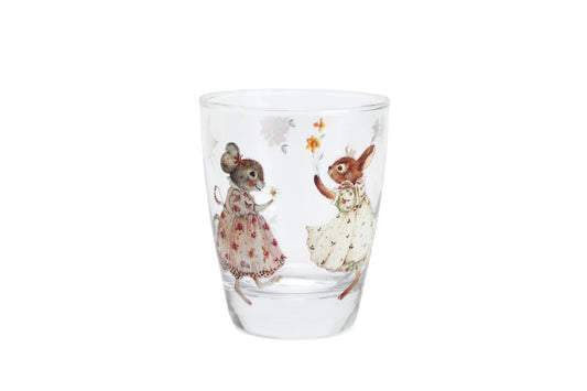 Vintage friends mouse water glass   set of 6