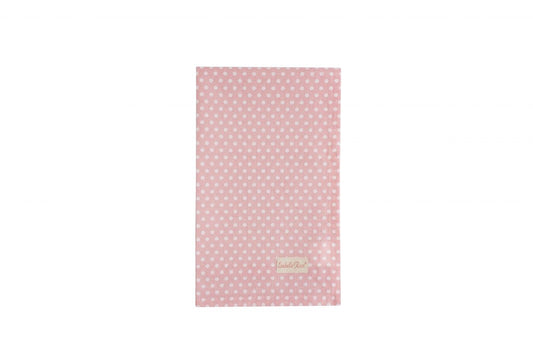 Pink polks table runner