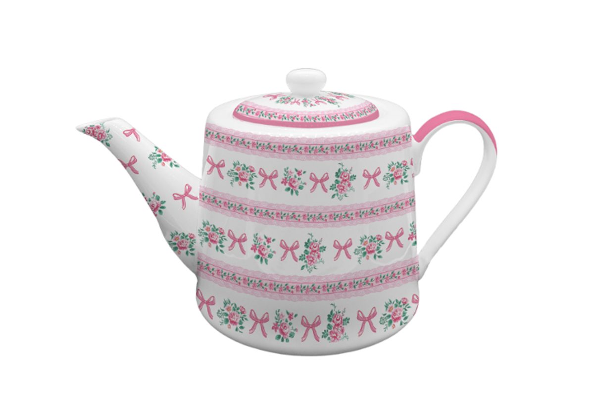 Ribbon teapot