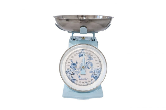 Blue sky vintage Rose kitchen scale