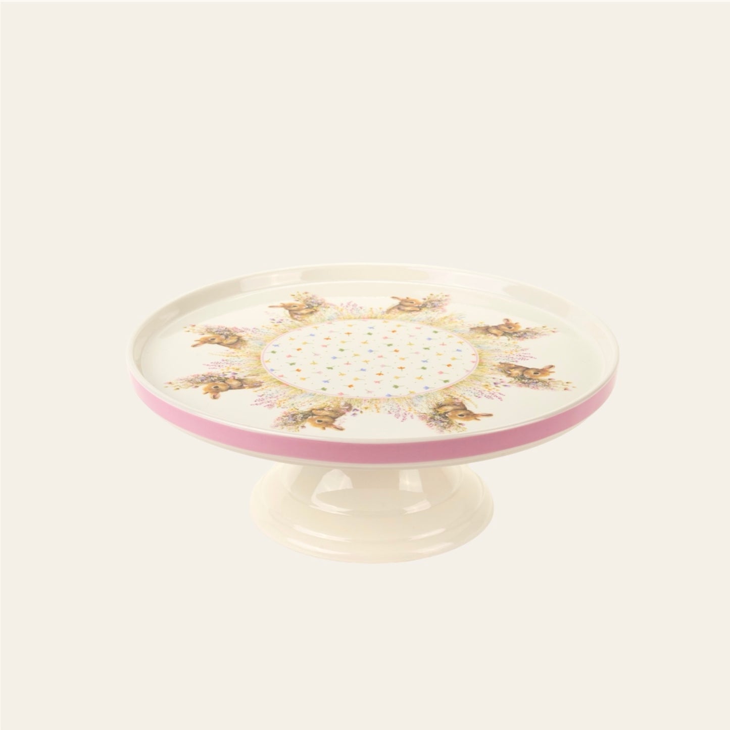 Bunny cake stand