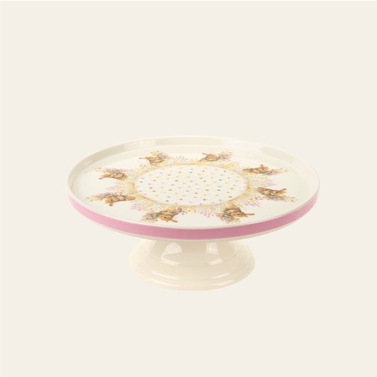 Bunny cake stand