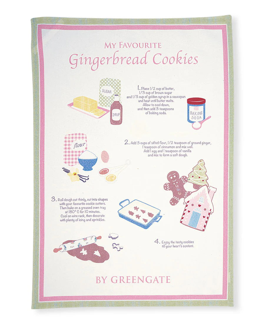 Gingerbread teatowel