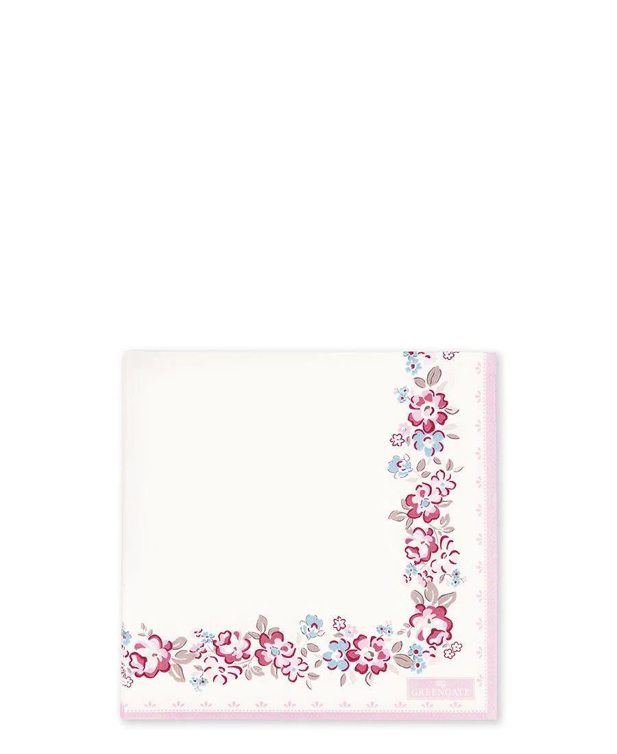 Napkin Elba white large 20pcs