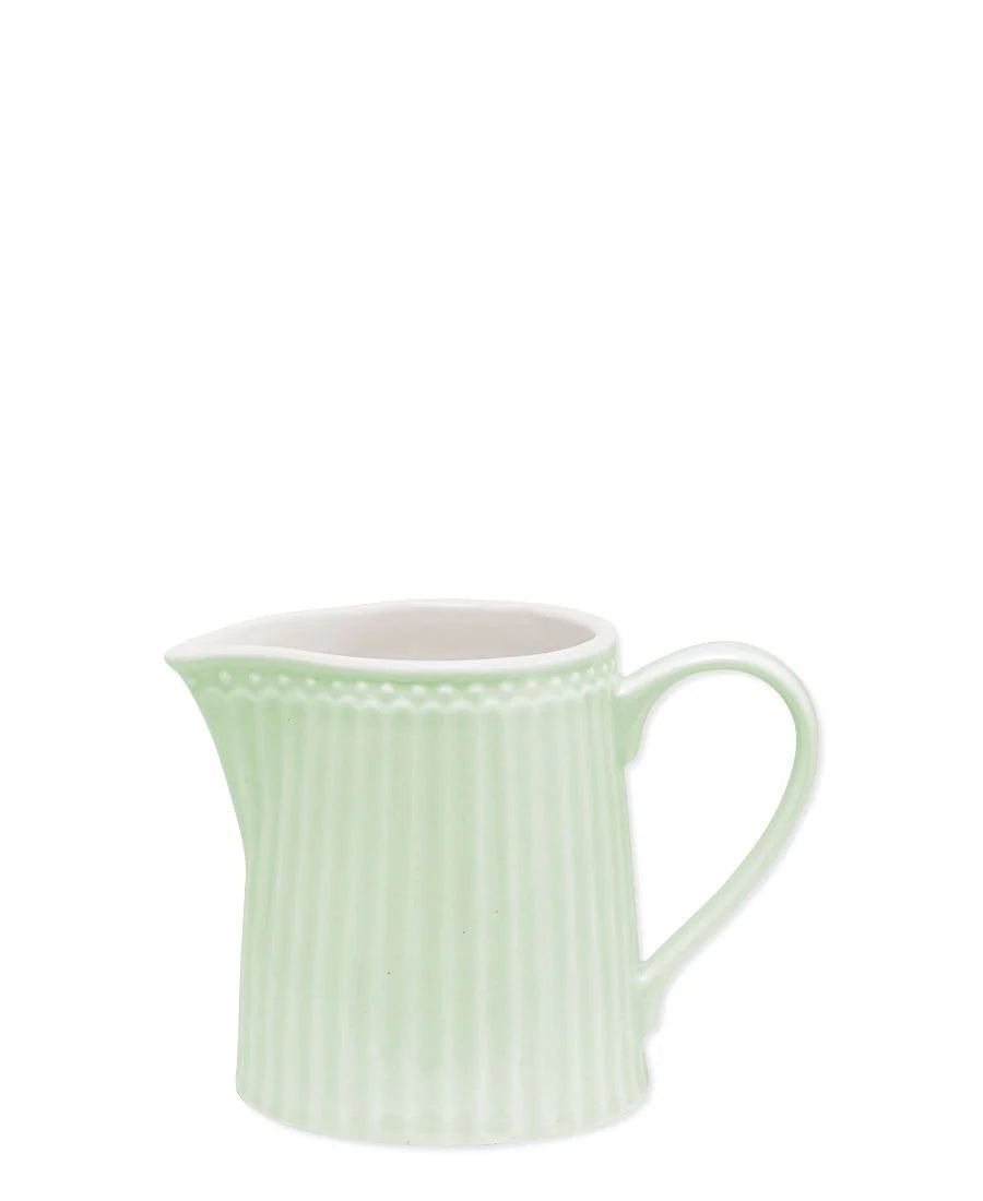 Alice pale green creamer jug