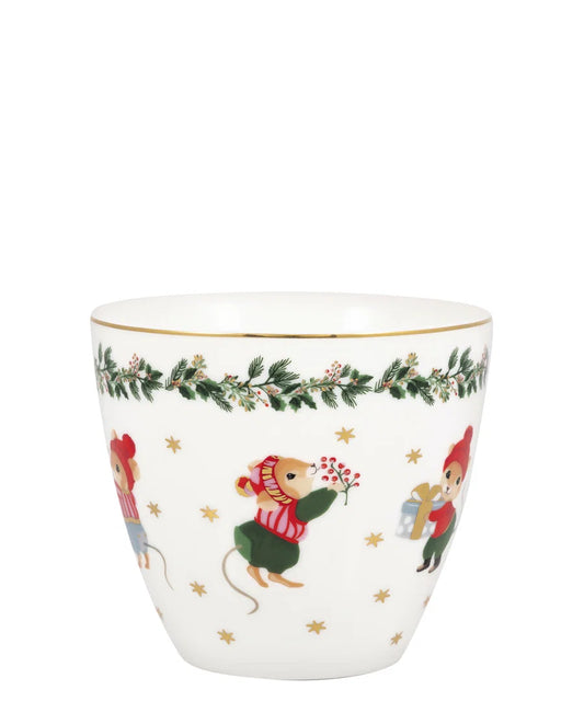 Christmas moussy latte cup