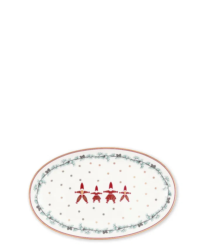 Pixie oval dessert plate