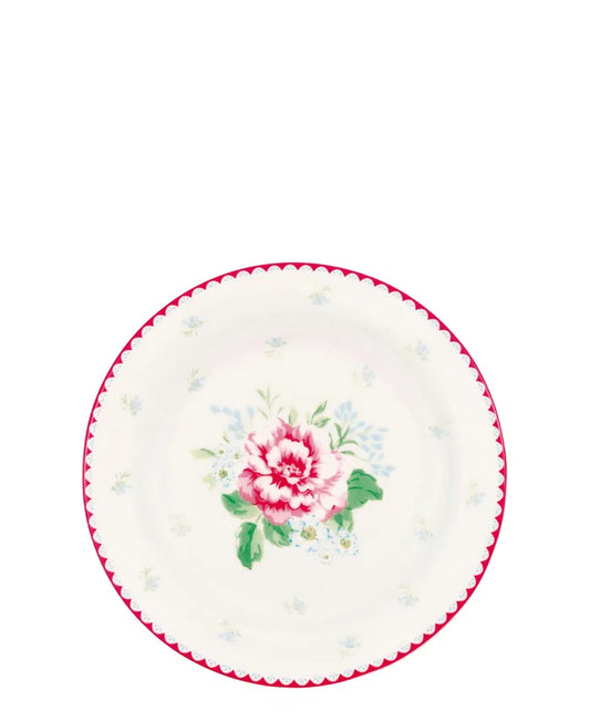 Small plate Alivia white