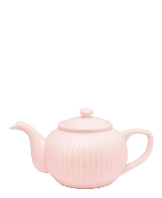 Pale pink teapot