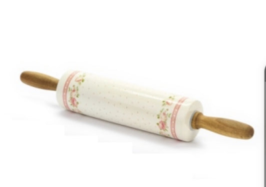 Anetta spotted vintage medium ceramic rolling  pin