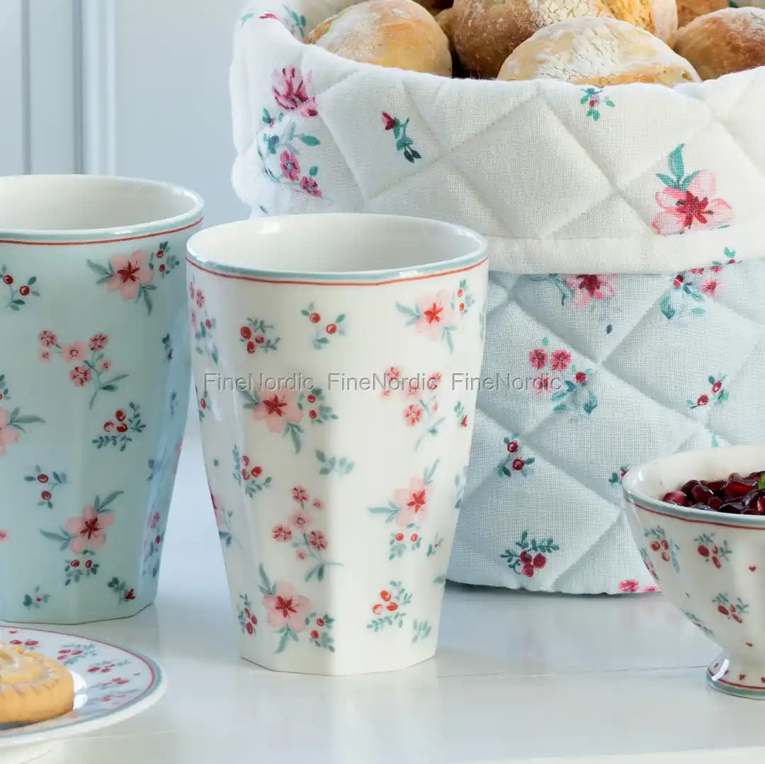 French Latte mug in white